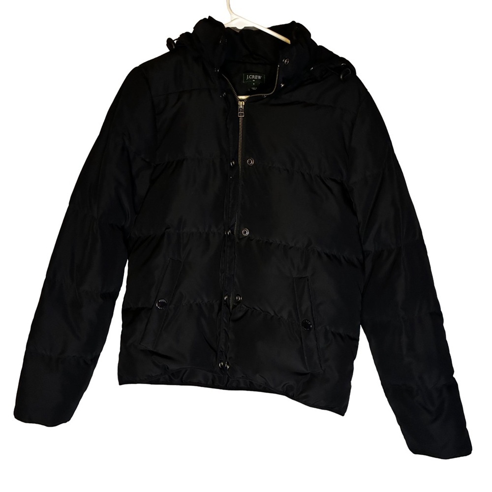 J.Crew Men’s Expedition Down Black Puffer Jacket Size S